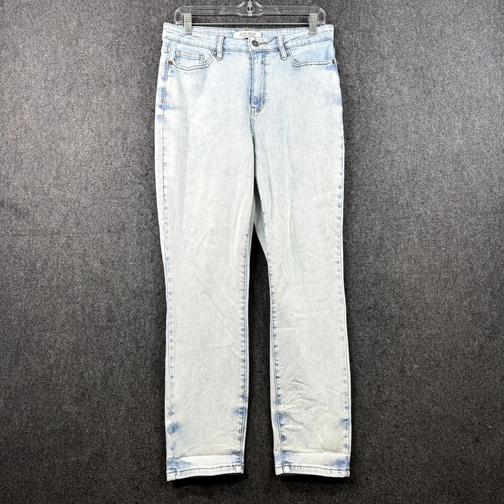 Judy Blue Slim Fit Jeans Women's 9/29 Light Wash Acid